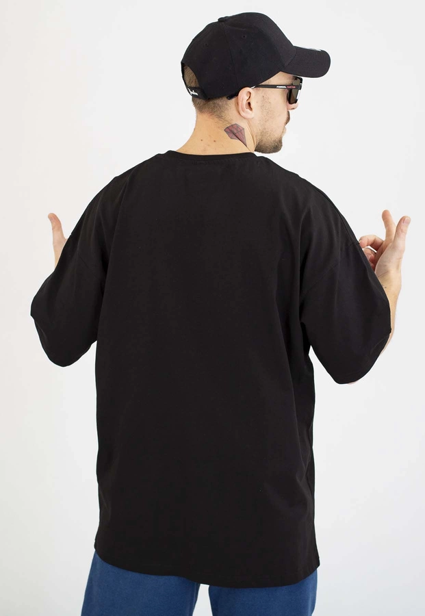 T-shirt Jigga Wear Baggy Black Spray czarny