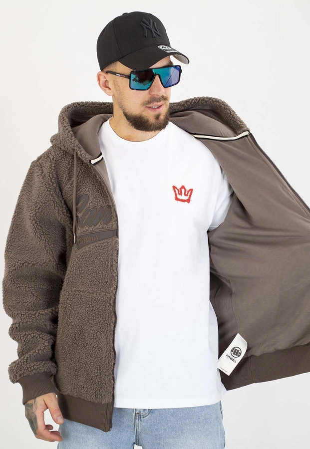 Bluza Pit Bull Z Kapturem ZIP Galaxy taupe