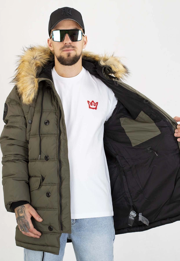 Kurtka Pit Bull Zimowa Parka Kingston II olive