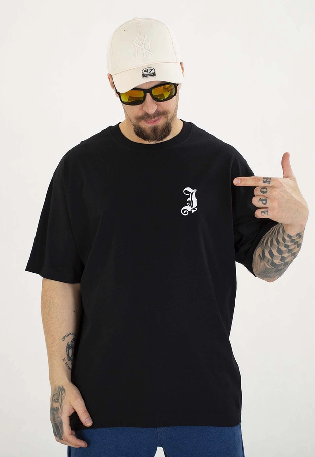 T-shirt Jigga Wear Oversize Gothic czarny