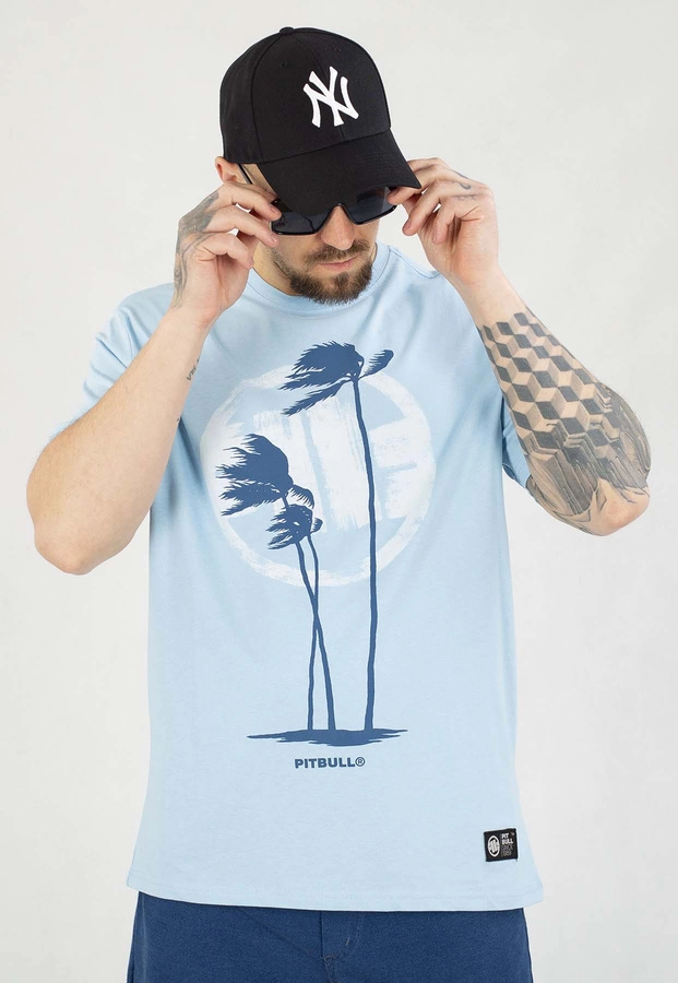 T-shirt Pit Bull Palms 170 light blue