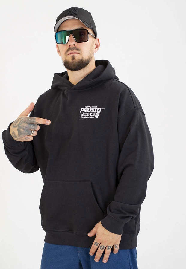 Bluza Prosto Z kapturem Flathead czarna