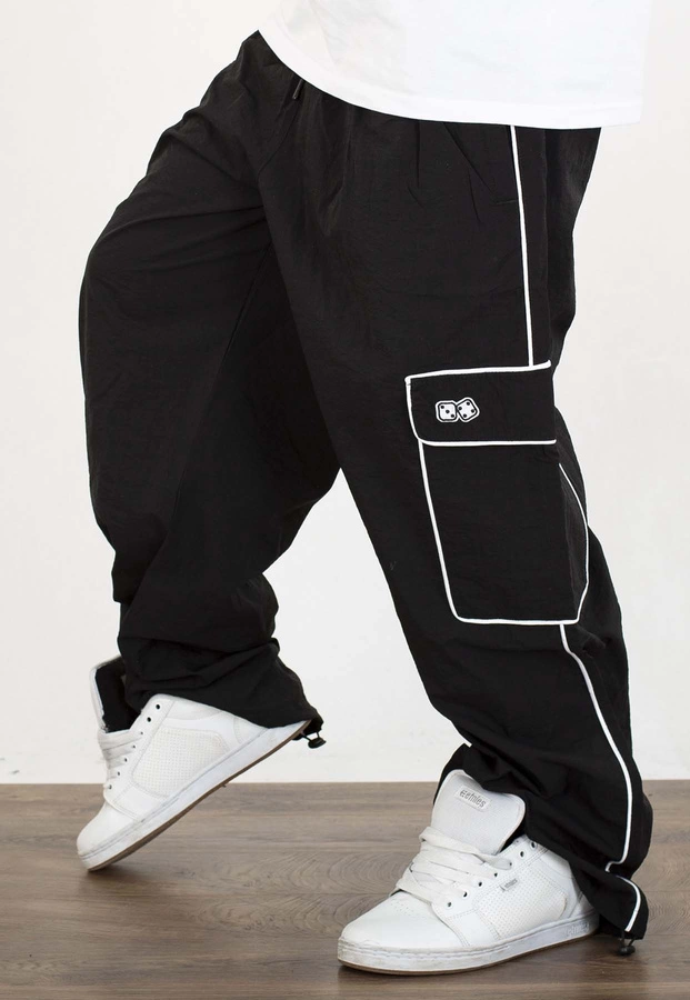 Spodnie Lucky Dice Baggy Crepe czarne