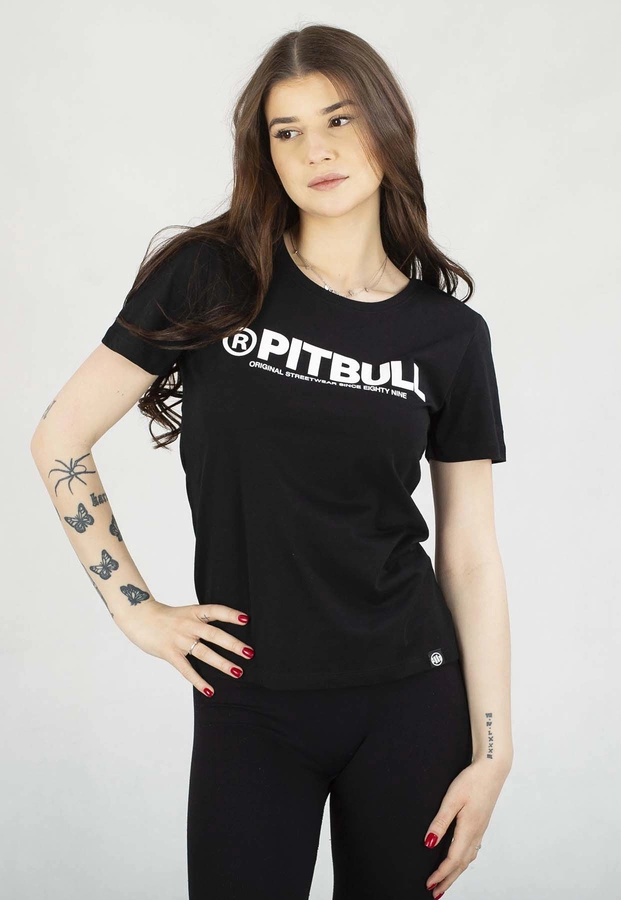 T-Shirt Pit Bull Slim Fit Pitbull R czarny