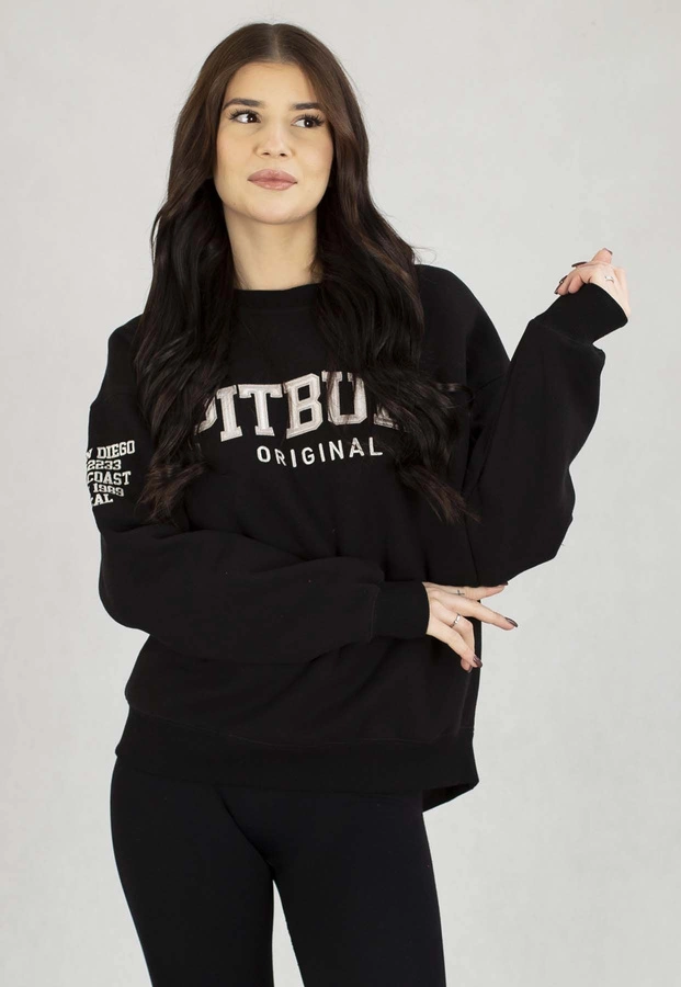 Bluza Pit Bull Bez Kaptura Oversize Tyrian czarna