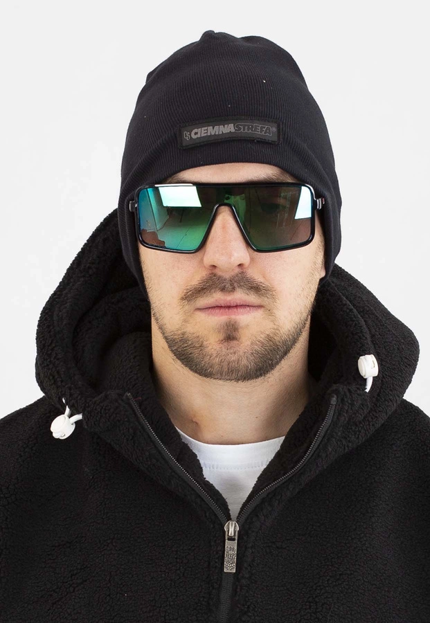 Czapka Ciemna Strefa Napis czarna