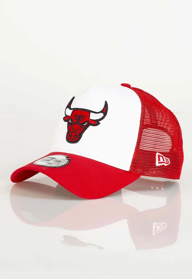 Czapka Full Cap New Era Team Colour Block 9FORTY® Tucker Chicago Bulls 60348855 czerwono biała