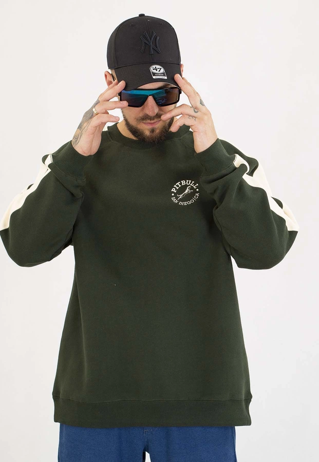 Bluza Pit Bull Bez Kaptura San Diego CA dark green