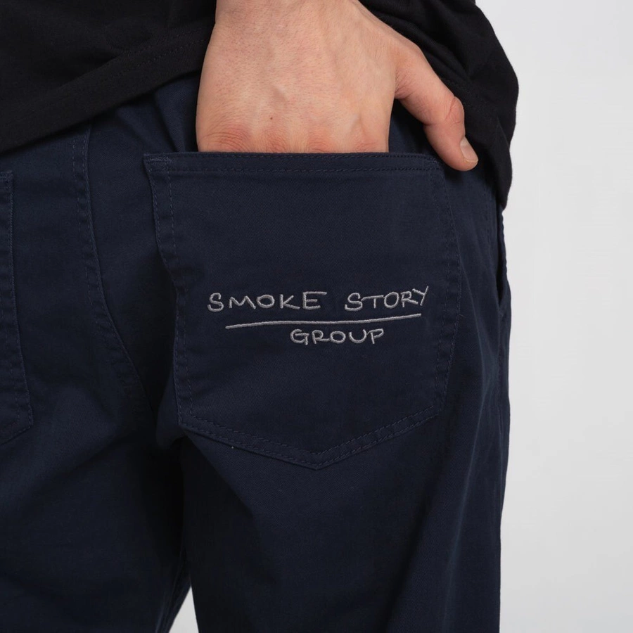 Smoke Story GROUP LINE Jogger Slim Granatowy