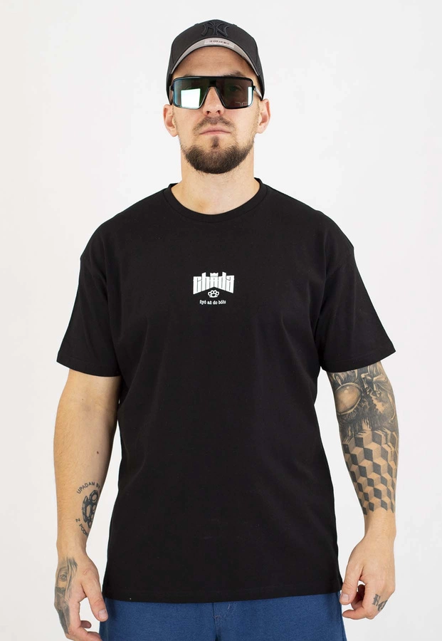 T-shirt Chada Żyć Aż Do Bólu czarny