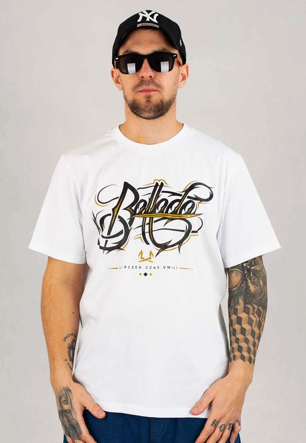 T-shirt Dudek P56 Ballada biały