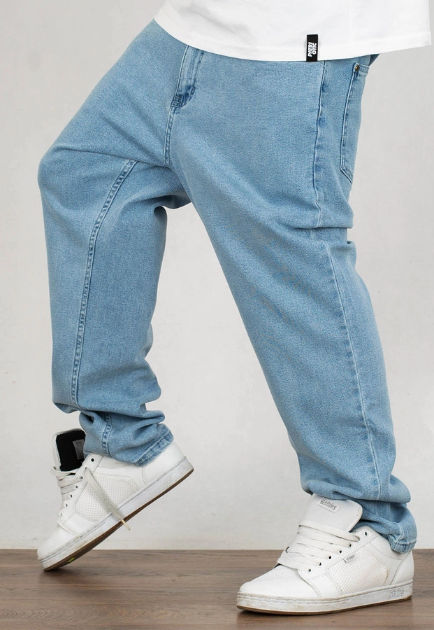 Spodnie Prosto Baggy Oyeah light blue jeans