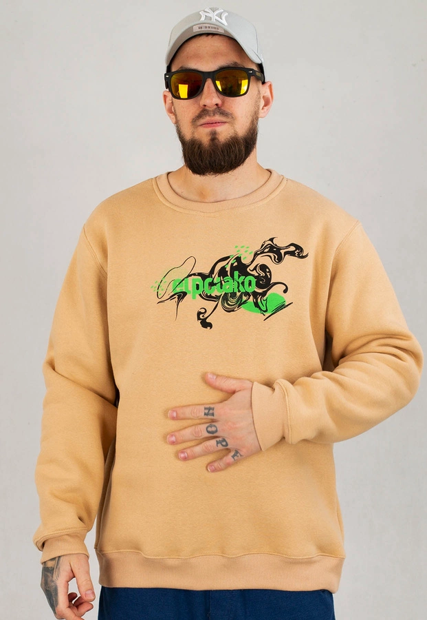 Bluza El Polako Crewneck Ep Ink brązowa