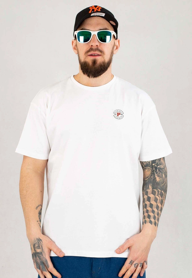 T-shirt Patriotic College Basic biały