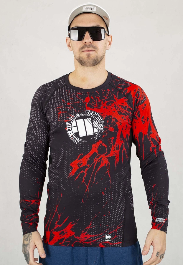 Longsleeve Pit Bull Sportowy Rashguard Blood Dog II czarny