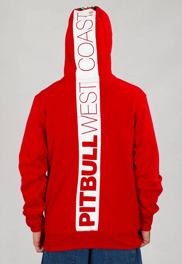 Bluza Pit Bull Zip Hilltop 2 czerwona