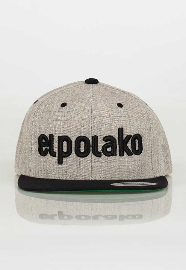 Czapka Snapback El Polako Classic szaro czarna