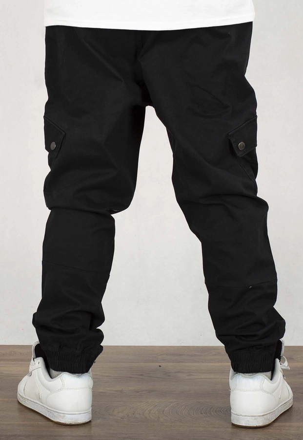 Spodnie SikSilk Bojówki Cargo czarne