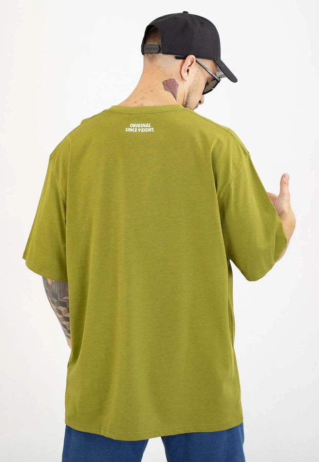 T-shirt Mass Patch oliwkowy