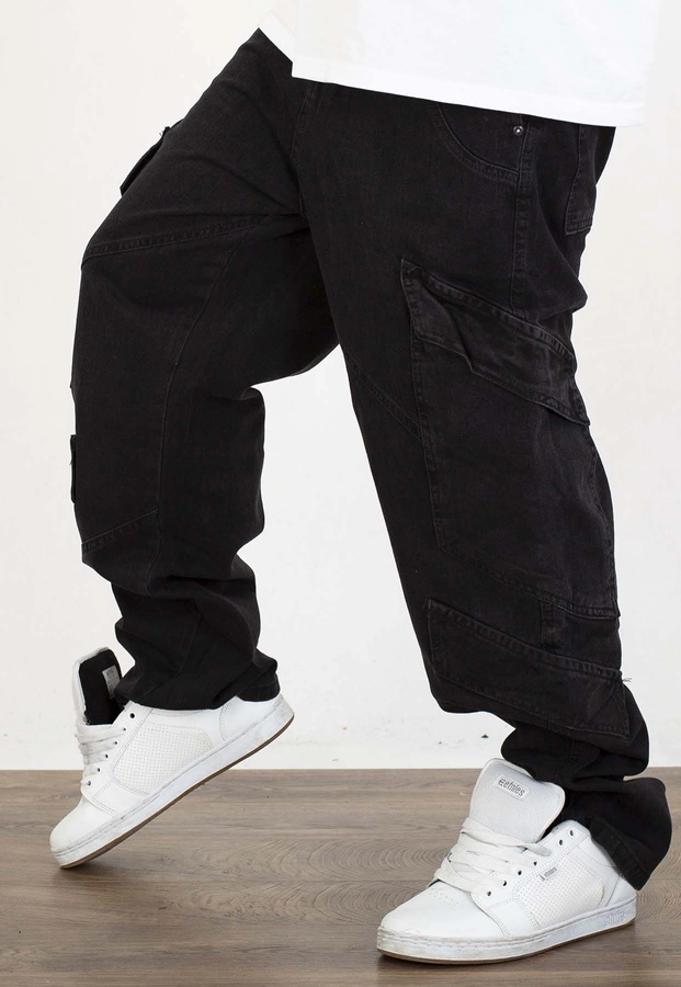 Spodnie I8 Denim BAG86 Baggy black