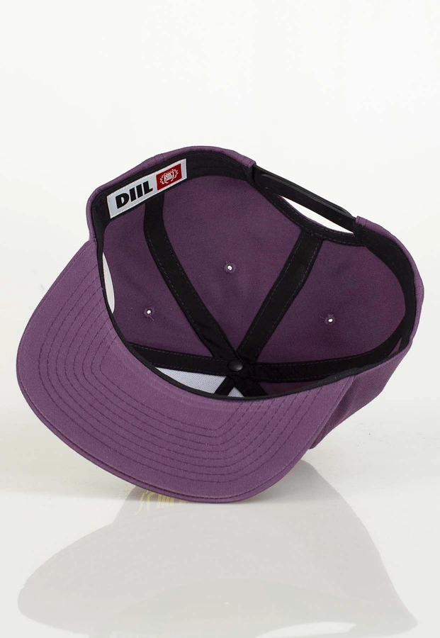 Czapka Snapback Diil Small Laur fioletowo żółta