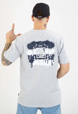 T-shirt Diil Spray szary