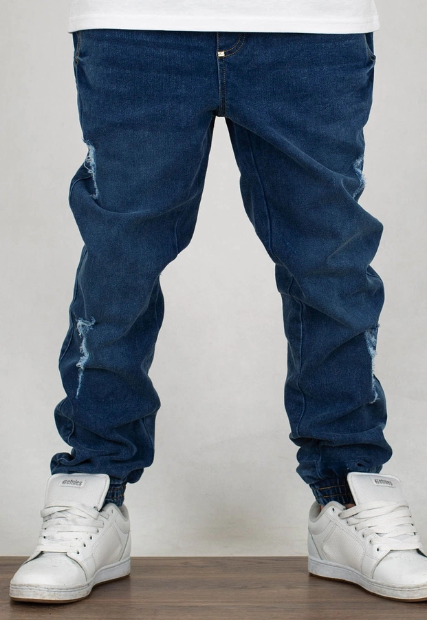 Spodnie Moro Sport Joggery Paris Laur Pocket medium z dziurami