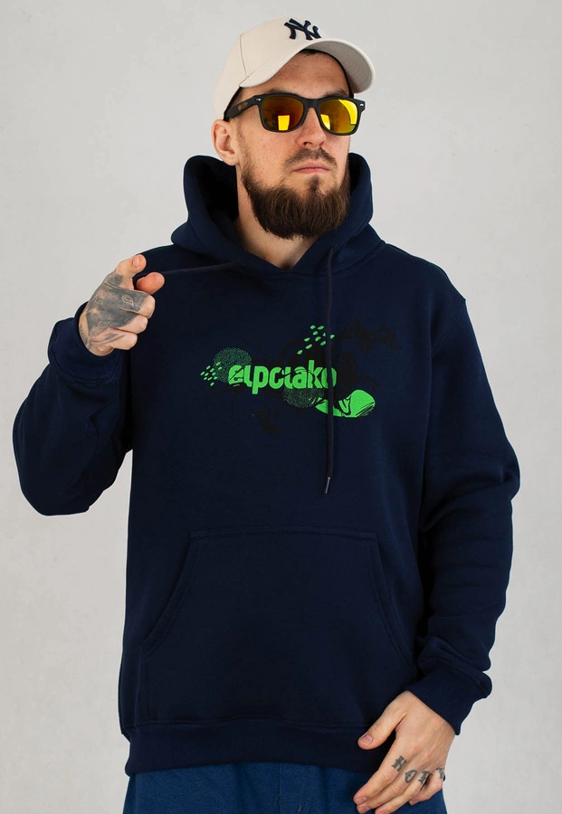 Bluza El Polako Hoodie Ep Ink granatowa