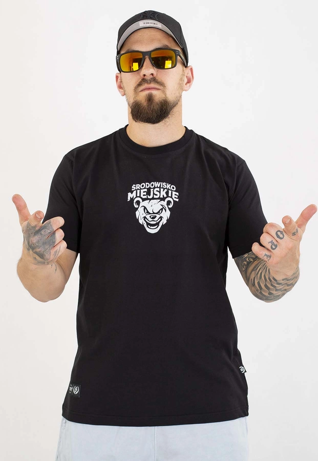 T-shirt Środowisko Miejskie Bear Citizen czarny