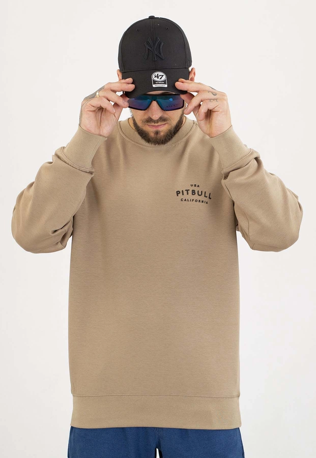 Bluza Pit Bull Bez Kaptura Sampson pale sand