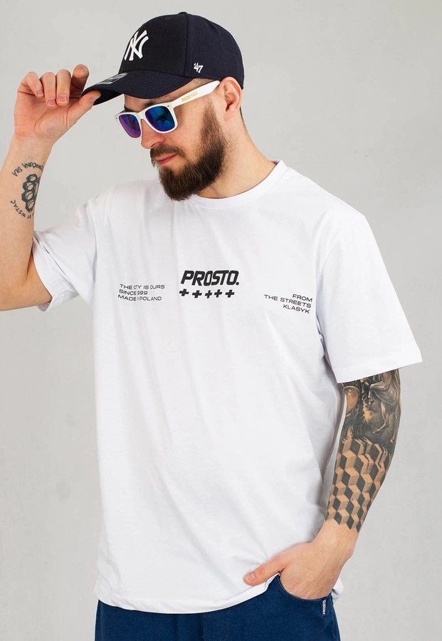 T-shirt Prosto T.C.I.O biały