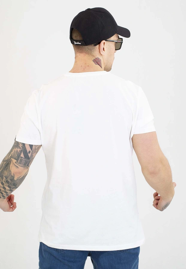T-shirt Alpha Industries Basic Small Logo 188505 biały