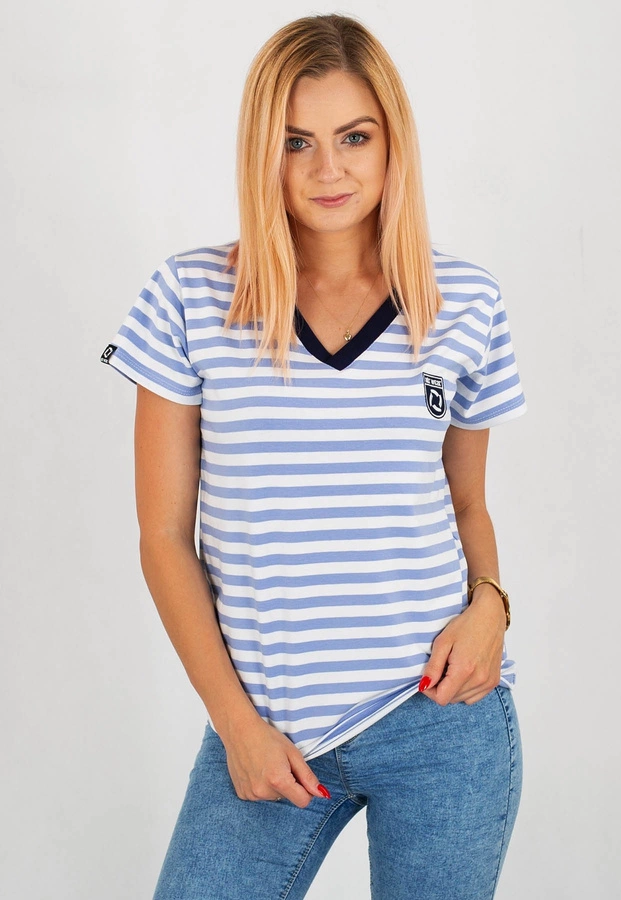 T-shirt ATR Wear ATR Blue Stripes niebieski