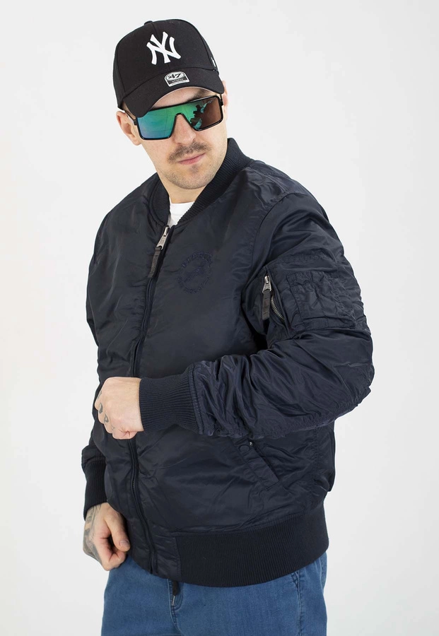 Kurtka Pit Bull Przejściowa Hacket Washed dark navy