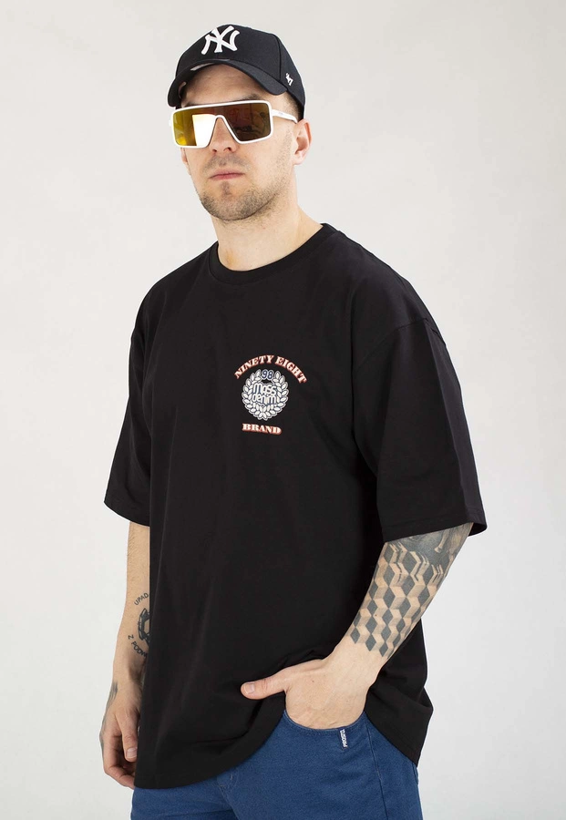 T-shirt Mass Stamp czarny