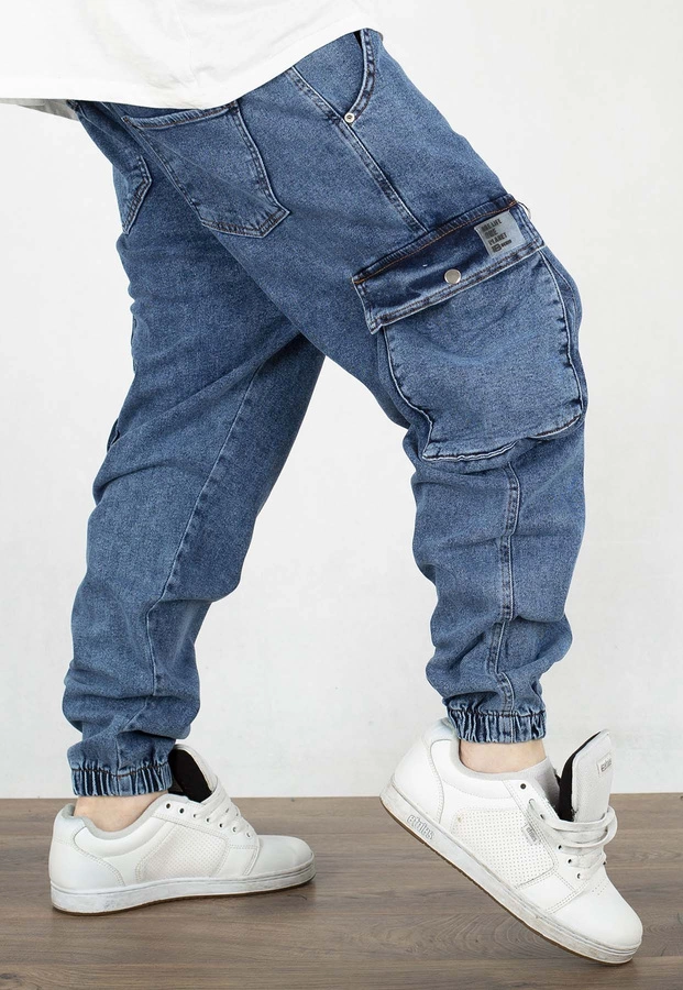 Spodnie I8 Denim BOY39 Joggery Cargo royal blue