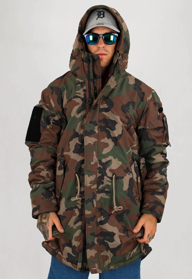 Kurtka Pit Bull Hemlock II woodland camo
