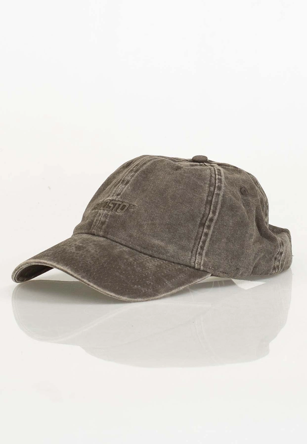 Czapka 6 Panel Prosto Infinity brązowa sprana