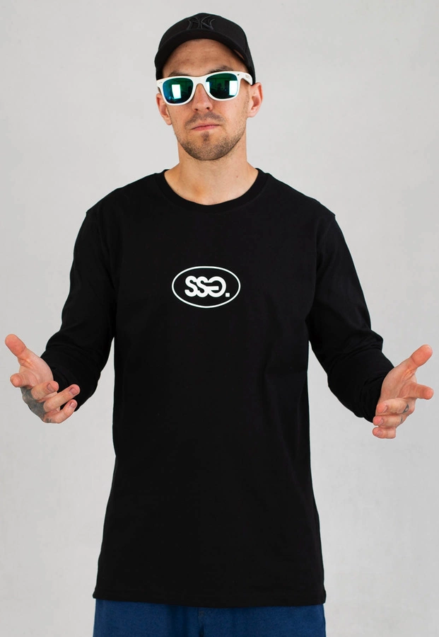 Longsleeve SSG Oval Frame Basic Logo czarny