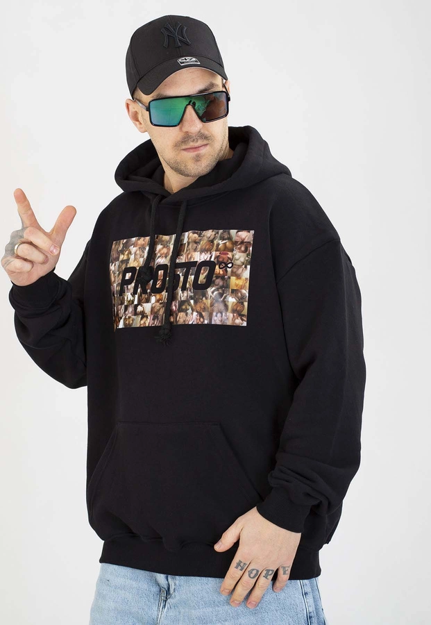 Bluza Prosto Z kapturem Cams czarna