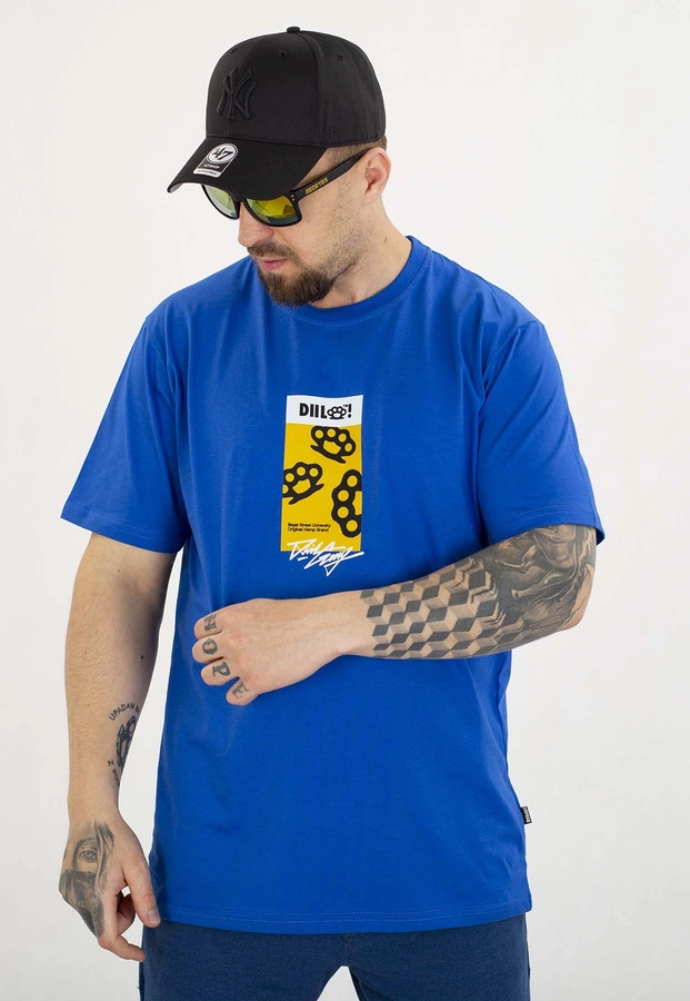 T-shirt Diil Kastet Frame chabrowy
