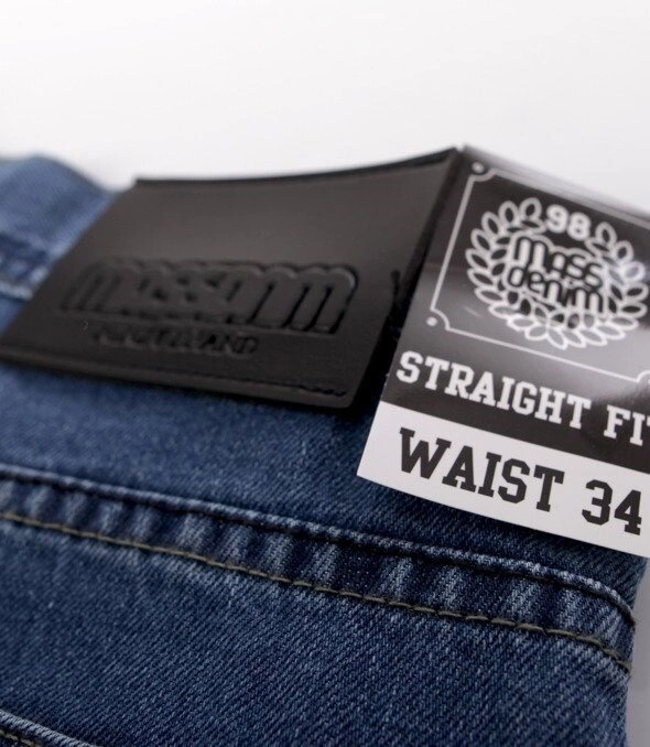 Mass Classics Jeans Straight Fit Niebieskie