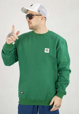 Bluza Mass Bez Kaptura Patch zielona