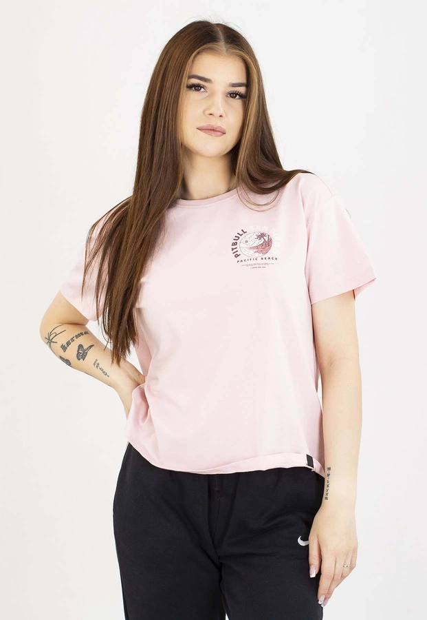 T-Shirt Pit Bull Oversize Planet Surf 170 powder pink