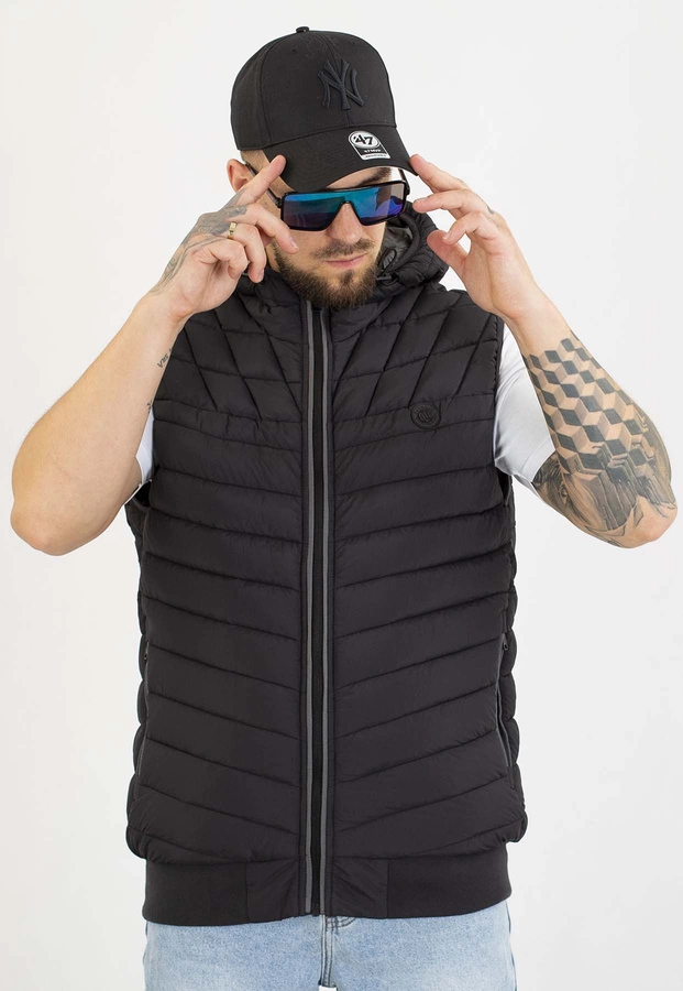 Bezrękawnik Pit Bull Vest Z Kapturem Naylor black