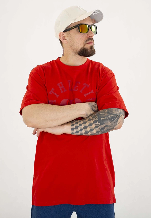T-shirt Prosto Athletic czerwony