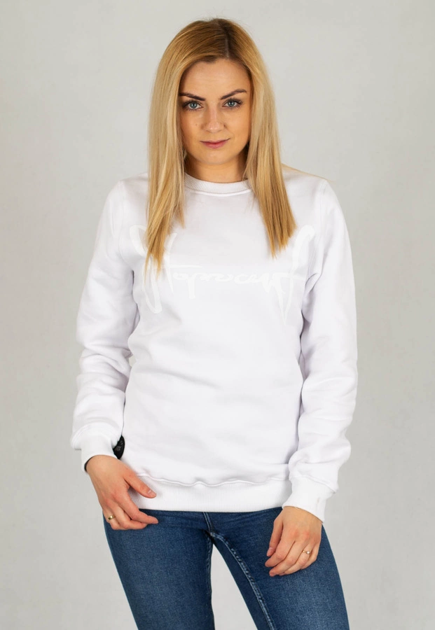 Bluza Stoprocent Big Tag biała