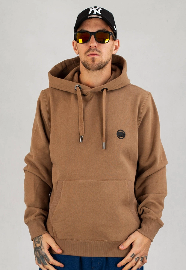 Bluza Pit Bull Small Logo brązowa