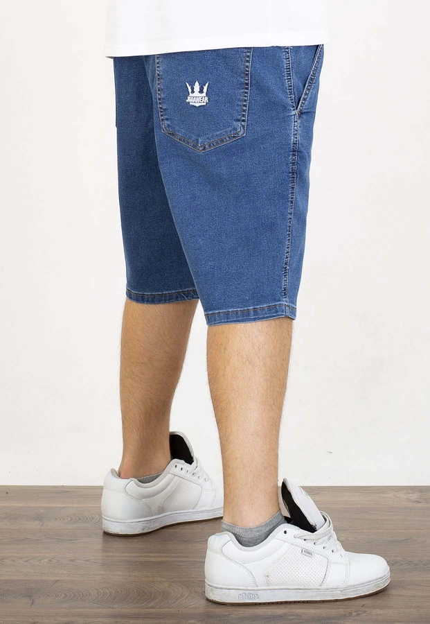 Spodenki Jigga Wear Baggy Crown Dark Blue White