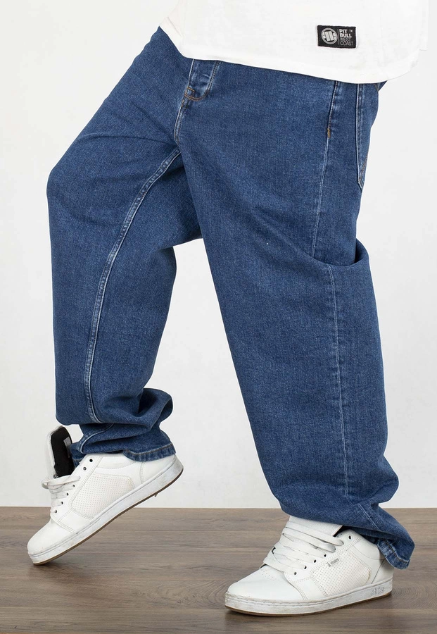 Spodnie Homeboy X-Tra Baggy Denim Washed Blue